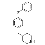 CAS 登录号：955315-01-2， 4-(4-苯氧基苄基)哌啶