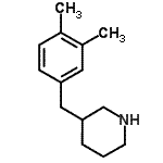 CAS 登录号：955315-18-1， 3-(3,4-二甲基苄基)哌啶
