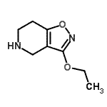 CAS 登录号：95579-18-3， 3-乙氧基-4,5,6,7-四氢[1,2]恶唑并[4,5-c]吡啶