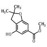 CAS#: 955884-97-6, methyl 4-hydroxy-2,2-dimethyl-3H-benzofuran-6-carboxylate