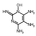 CAS 登录号：955918-71-5， (2E)-4,5,6-三氨基-2-亚氨基-1(2H)-嘧啶醇