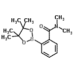 CAS 登录号:956229-73-5, N,N-二甲基-2-(4,4,5,5-四甲基-1,3,2-二氧杂环戊硼烷-2-基)苯甲酰胺