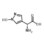 CAS 登录号：956618-96-5， (2R)-氨基(1-羟基-1H-吡唑-4-基)乙酸