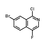 CAS 登录号：956700-16-6， 7-溴-1-氯-4-氟异喹啉e