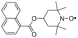 CAS 登录号：95676-89-4， 4-(1-萘甲酰氧基)-2,2,6,6-四甲基哌啶-1-氧自由基
