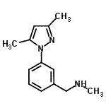 CAS 登录号：956804-32-3， 1-[3-(3,5-二甲基-1H-吡唑-1-基)苯基]-N-甲基甲胺