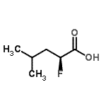 CAS 登录号：956931-72-9， (2S)-2-氟-4-甲基戊酸