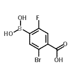 CAS 登录号：957034-89-8， 2-溴-4-(硼酸基)-5-氟苯甲酸