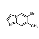 CAS 登录号：957035-22-2， 6-溴-7-甲基咪唑并[1,2-a]吡啶
