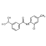 CAS 登录号：957060-97-8， {3-[(2-氯-4-甲基苯基)氨基甲酰]苯基}硼酸