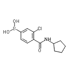 CAS 登录号：957061-19-7， [3-氯-4-(环戊基氨基甲酰)苯基]硼酸