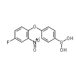CAS#: 957062-59-8, [4-(4-Fluoro-2-nitrophenoxy)phenyl]boronic acid