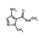 CAS 登录号：957261-73-3， 4-氨基-N,1-二甲基-1H-吡唑-5-甲酰胺