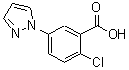 CAS#: 957509-90-9, 2-Chloro-5-(1H-pyrazol-1-yl)benzoic acid