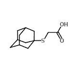 CAS 登录号：95769-28-1， (金刚烷-1-基硫基)乙酸