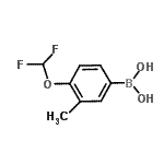 CAS 登录号：958451-72-4， [4-(二氟甲氧基)-3-甲基苯基]硼酸