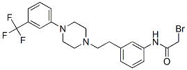 CAS 登录号:95860-08-5, 1-(2-(3-溴乙酰氨基苯基)乙基)-4-(3-三氟甲基苯基)哌嗪