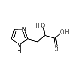 CAS 登录号：958808-92-9， 2-羟基-3-(1H-咪唑-2-基)丙酸