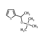 CAS 登录号：959087-59-3， 三甲基[1-(2-噻吩基)乙氧基]硅烷