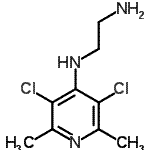 CAS 登录号：959217-57-3， N-(3,5-二氯-2,6-二甲基-4-吡啶基)-1,2-乙二胺