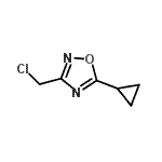 CAS 登录号：959237-80-0， 3-(氯甲基)-5-环丙基-1,2,4-恶二唑