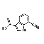 CAS 登录号：959238-64-3， 7-氰基-1H-吲哚-3-羧酸