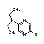 CAS 登录号：959238-87-0， 5-溴-N,N-二乙基-2-吡嗪胺