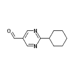 CAS 登录号：959240-13-2， 2-环己基-5-嘧啶甲醛