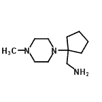 CAS 登录号：959240-31-4， 1-[1-(4-甲基-1-哌嗪基)环戊基]甲胺