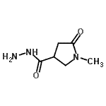 CAS 登录号：959240-80-3， 1-甲基-5-氧代-3-吡咯烷甲酰肼