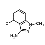 CAS 登录号：959240-93-8， 4-氯-1-甲基-1H-吲唑-3-胺