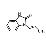 CAS 登录号：95926-75-3， 1-[(1E)-1-丙烯-1-基]-1,3-二氢-2H-苯并咪唑-2-酮