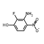 CAS 登录号：959939-24-3， 3-氨基-2-氟-4-硝基苯酚