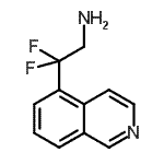 CAS 登录号：960119-20-4， 2,2-二氟-2-(5-异喹啉基)乙胺