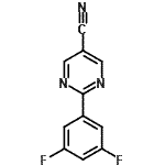 CAS 登录号：960198-64-5， 2-(3,5-二氟苯基)-5-嘧啶甲腈