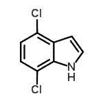 CAS 登录号：96129-73-6， 4,7-二氯-1H-吲哚
