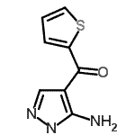 CAS 登录号：96219-87-3， (5-氨基-1H-吡唑-4-基)(2-噻吩基)甲酮