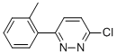 CAS 登录号：96225-49-9， 3-氯-6-(2-甲基苯基)-哒嗪