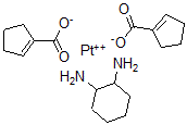 CAS 登录号:96322-71-3, 双(环戊烯羧酸)-1,2-二氨基环己烷铂(II)