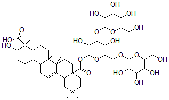 CAS 登录号：96333-09-4， 瞿麦三萜苷 G