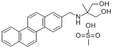 CAS#: 96403-59-7, 1,3-Propanediol, 2-((2-Chrysenylmethyl)Amino)-2-Methyl-, Methanesulfonate (Salt)