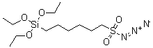 CAS 登录号：96550-26-4， 6-(三乙氧基硅烷基)-1-己烷磺酰基叠氮化物
