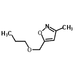 CAS 登录号：96603-77-9， 3-甲基-5-(丙氧基甲基)-1,2-恶唑