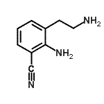 CAS 登录号：96631-88-8， 2-氨基-3-(2-氨基乙基)苯甲腈