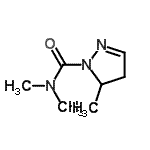 CAS 登录号：96632-48-3， N,N,5-三甲基-4,5-二氢-1H-吡唑-1-甲酰胺