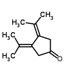 CAS 登录号：96666-37-4， 3,4-二异亚丙基环戊烷酮