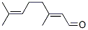 CAS 登录号：96680-15-8， (2E)-3,7-二甲基八-2,6-二烯醛