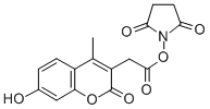 CAS 登录号:96735-88-5, 4-甲基伞形酮-3-乙酸 N-琥珀酰亚胺酯