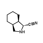 CAS 登录号：96798-41-3， (1R,3aS,7aR)-八氢-1H-异吲哚-1-甲腈