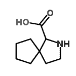 CAS 登录号：96798-55-9， 2-氮杂螺[4.4]壬烷-1-羧酸